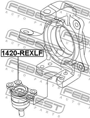 Ball Joint 1420-REXLF - image 2
