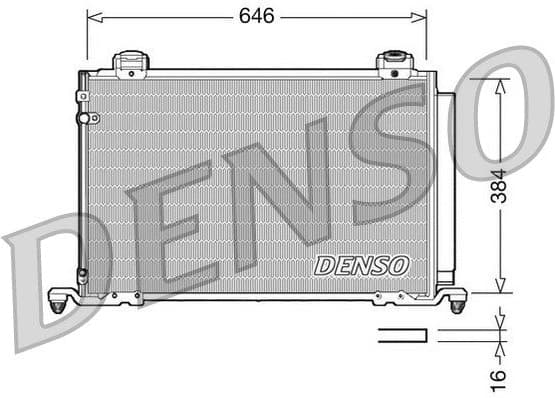 Condenser, air conditioning DCN50026