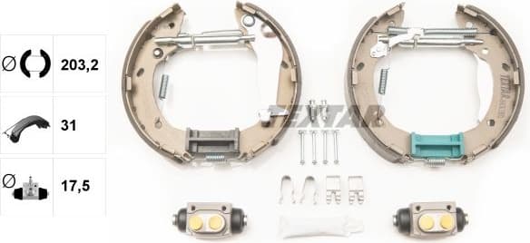 Brake Shoe Set Shoe Kit Pro 84063300