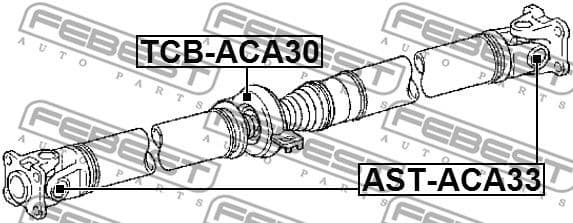 Joint, propshaft AST-ACA33 - image 2