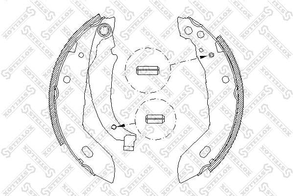 Brake Shoe Set 094 100-SX