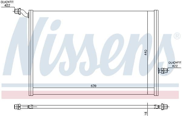 Low Temperature Cooler, charge air cooler 627032 - image 5