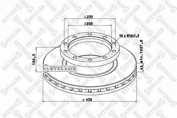 Brake Disc 85-00790-SX