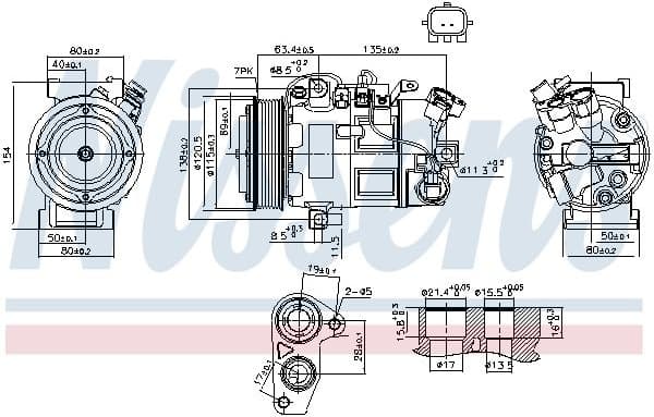 Compressor, air conditioning ** FIRST FIT ** 890802 - image 6