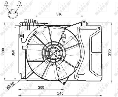 Fan, engine cooling 47055 - image 2