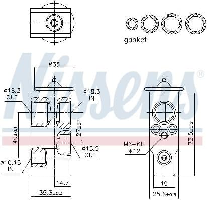 Expansion Valve, air conditioning ** FIRST FIT ** 999374 - image 6