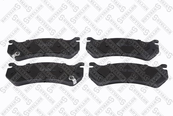 Brake Pad Set, disc brake 768 002B-SX