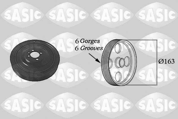 Belt Pulley, crankshaft 2156029