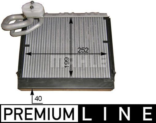 Evaporator, air conditioning BEHR *** PREMIUM LINE *** AE 106 000P