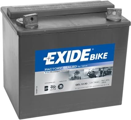 Starter Battery EXIDE GEL GEL12-30