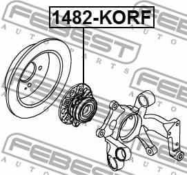 Wheel Hub 1482-KORF - image 2