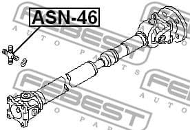 Joint, propshaft ASN-46 - image 2