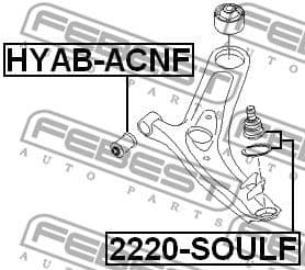 Ball Joint 2220-SOULF - image 2