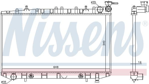 Radiator, engine cooling 629731 - image 6