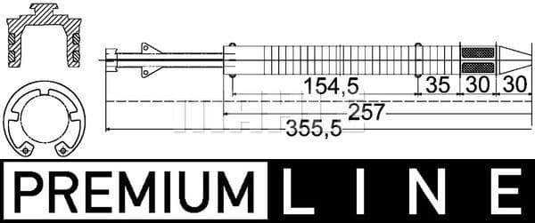 Dryer, air conditioning BEHR *** PREMIUM LINE *** AD 183 000P