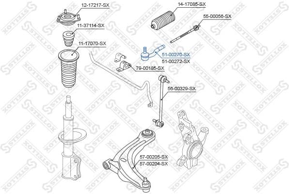Tie Rod End 51-00270-SX