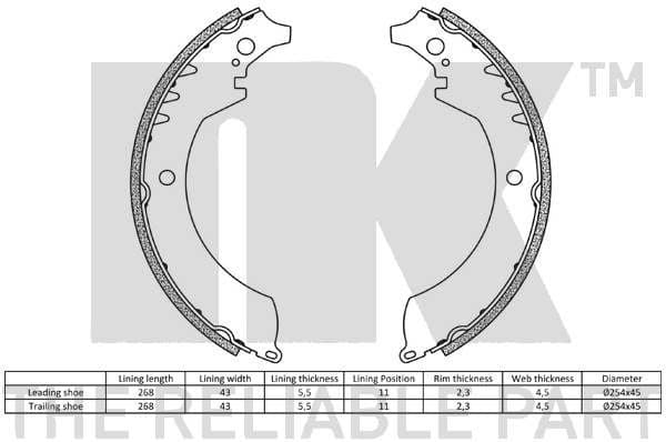 Brake Shoe Set 2751419 - image 2