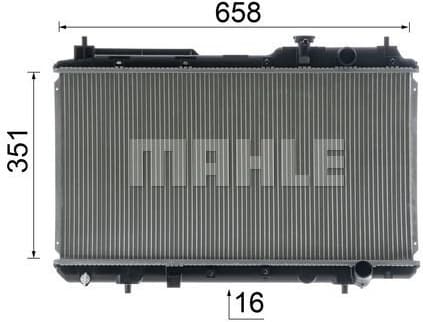 Radiator, engine cooling BEHR CR 1457 000S - image 11