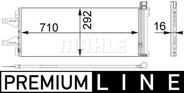 Condenser, air conditioning BEHR *** PREMIUM LINE *** AC 368 000P - image 2