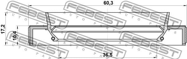 Shaft Seal, drive shaft 95HBY-38601017X - image 2