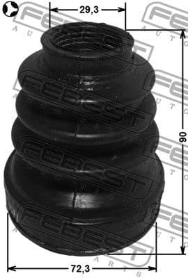 Bellow, drive shaft 2415-KANIIT