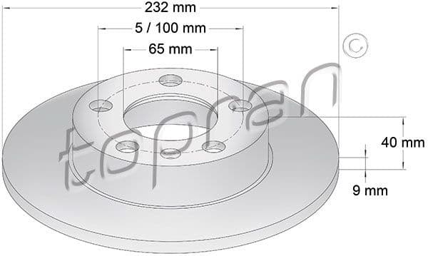Brake Disc COATED 107 683
