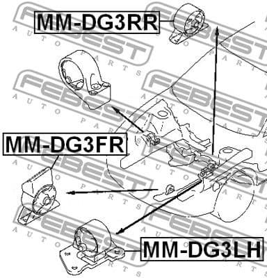 Mounting, engine MM-DG3RR - image 2
