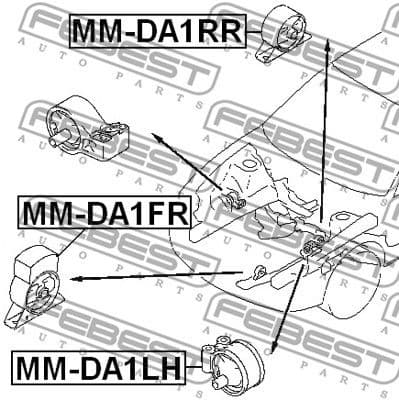 Mounting, engine MM-DA1FR - image 2