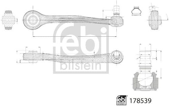 Control/Trailing Arm, wheel suspension 178539 - image 2