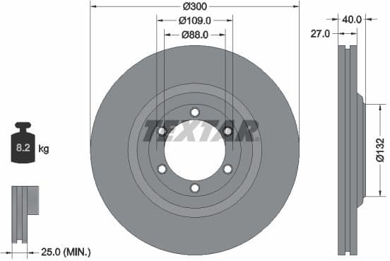 Brake Disc PRO 92282403