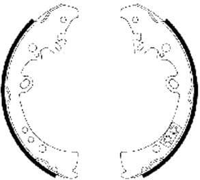 Brake Shoe Set 91066300