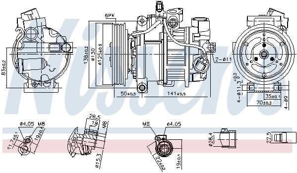 Compressor, air conditioning ** FIRST FIT ** 890921 - image 6