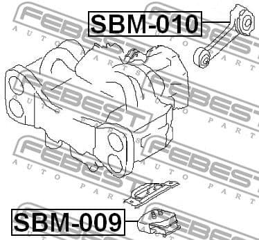 Mounting, engine SBM-009 - image 2