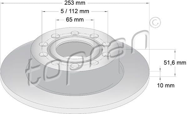 Brake Disc COATED 110 079