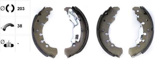 Brake Shoe Set 91065300