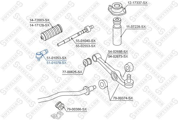 Tie Rod End 51-01079-SX - image 2