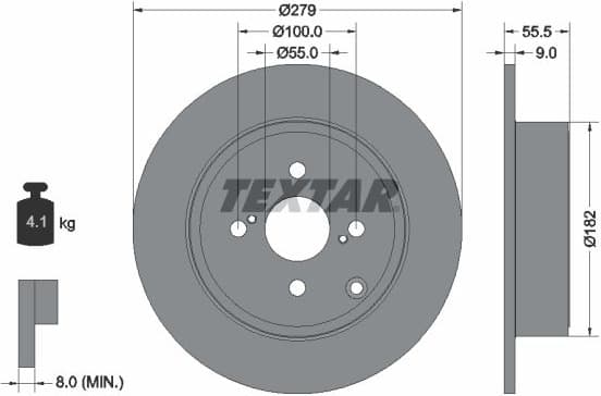 Brake Disc PRO 92126303