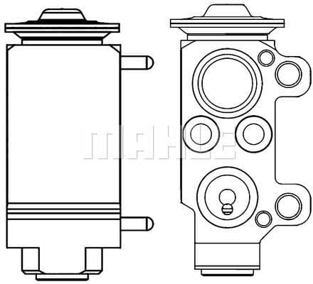 Expansion Valve, air conditioning BEHR *** PREMIUM LINE *** AVE 56 000P - image 2