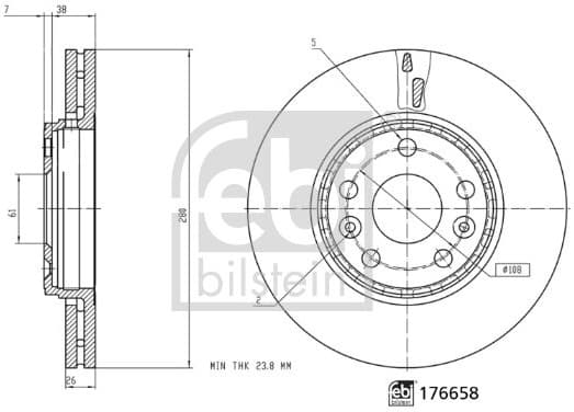 Brake Disc 176658