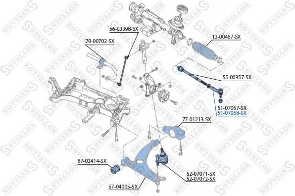 Tie Rod End 51-07068-SX - image 2