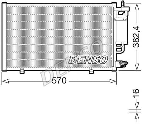 Condenser, air conditioning DCN10051