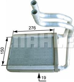 Heat Exchanger, interior heating BEHR *** PREMIUM LINE *** AH 175 000P - image 2