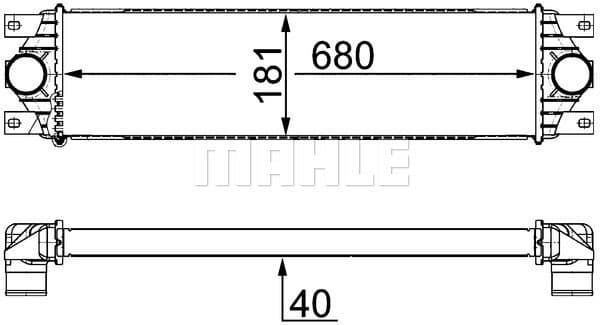 Charge Air Cooler BEHR CI 20 000S