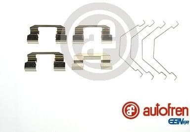 Accessory Kit, disc brake pad D42574A