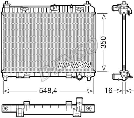 Radiator, engine cooling DRM10113