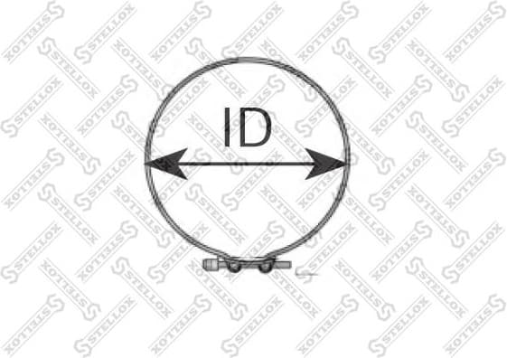 Pipe Connector, exhaust system 82-01096-SX