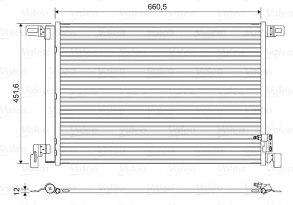 Condenser, air conditioning 822609