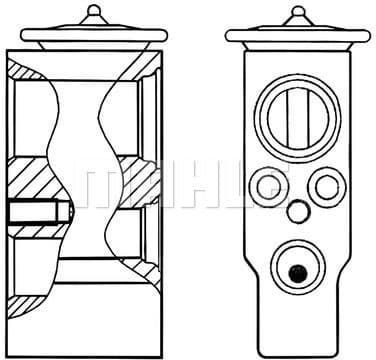 Expansion Valve, air conditioning BEHR AVE 25 000S