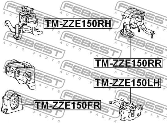 Mounting, engine TM-ZZE150FR - image 2