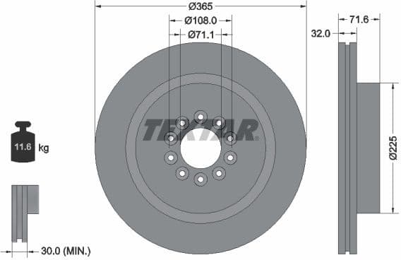 Brake Disc PRO 92223103